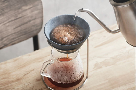 Ceraful Ceramic Coffee Filter and Stand Set Large CRF-B1L