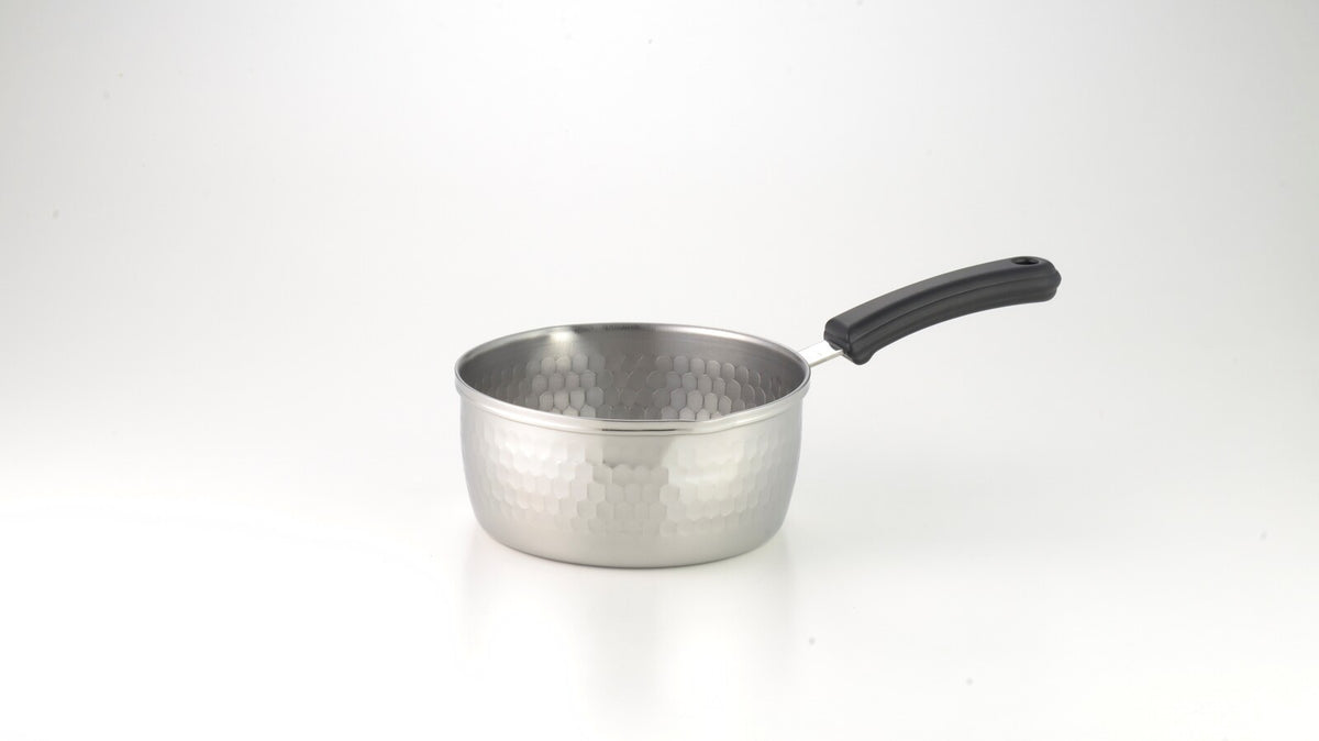 Yoshikawa Ajiichi Stainless Steel Yukihira Pot 22cm SJ3414