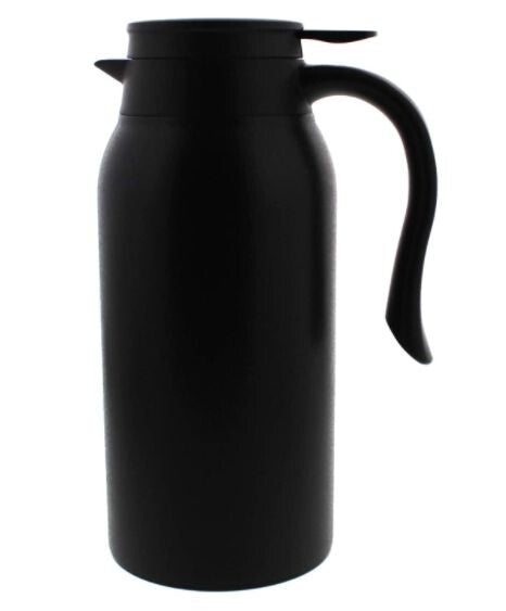 MIP Stainless Steel Tabletop Teapot 1.2L Black/White/Silver