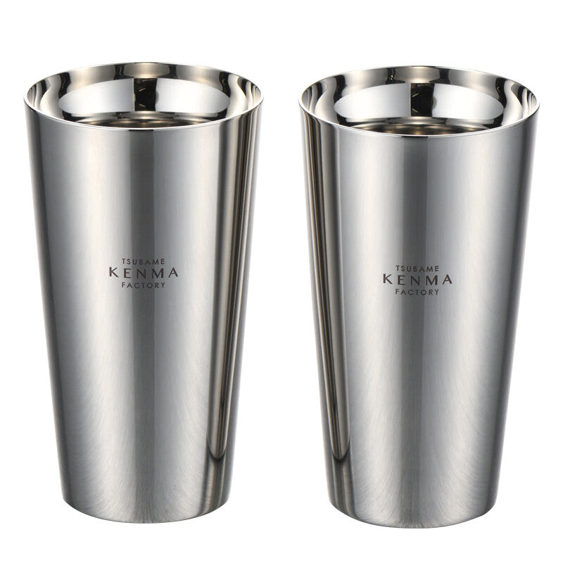 Wahei Freiz Tsubame Polishing Factory Double Wall Tumbler 320ml Set of 2 ME-7355