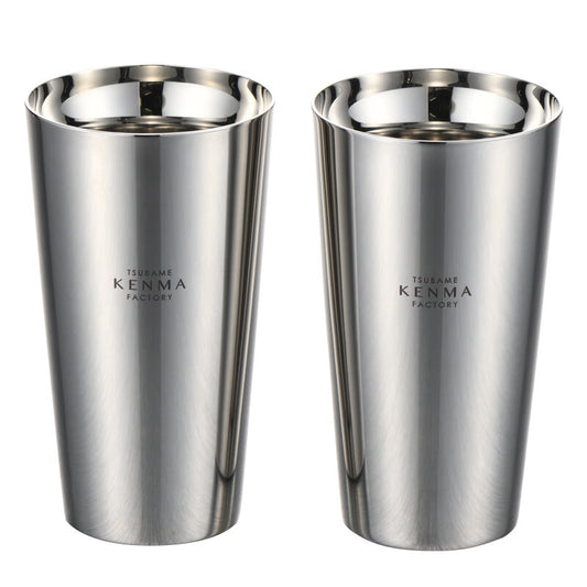 Wahei Freiz Tsubame Polishing Factory Double Wall Tumbler 320ml Set of 2 ME-7355