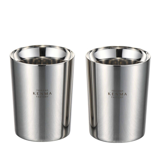 Wahei Freiz Tsubame Kenma Factory Double Wall Mug 260ml Set of 2 ME-7354