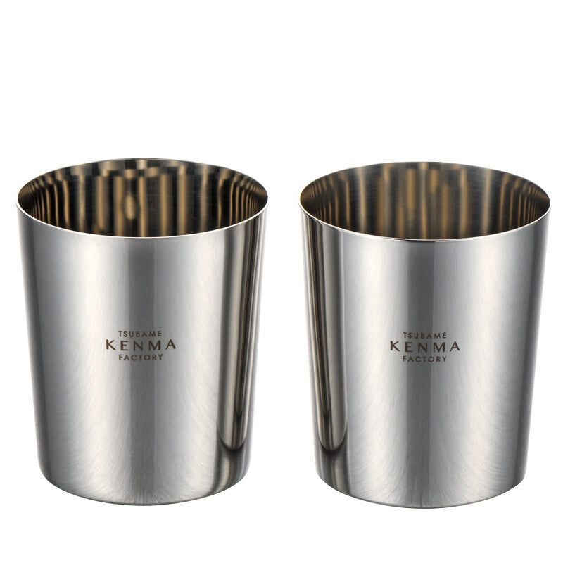 Wahei Freiz Tsubame Polishing Factory Stainless Cup 340ml Set of 2 ME-7352