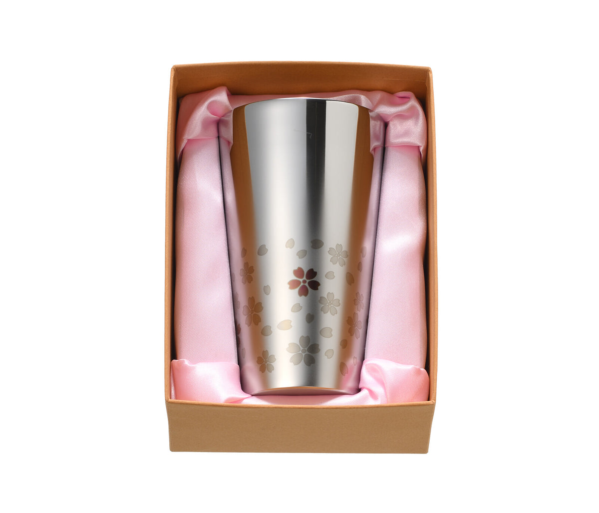 Wahei Freiz Sakura Double Wall Stainless Steel Tumbler 300ml