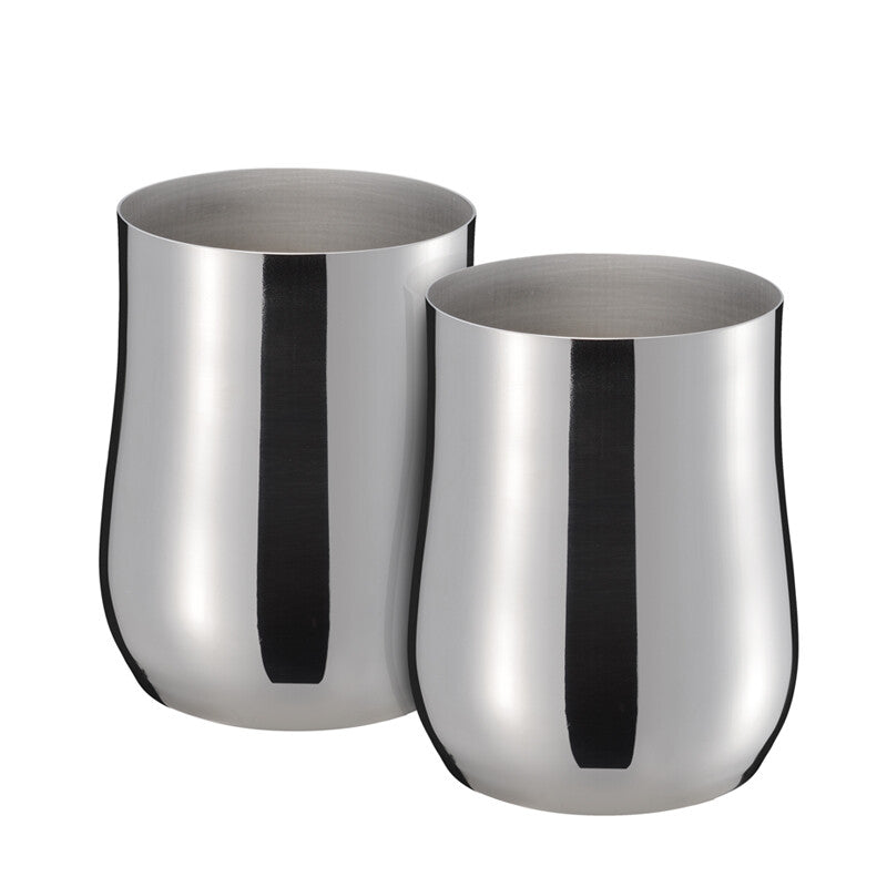 Wahei Freiz Machikouba Stainless Steel Cup 300ml Set of 2 ME-7242
