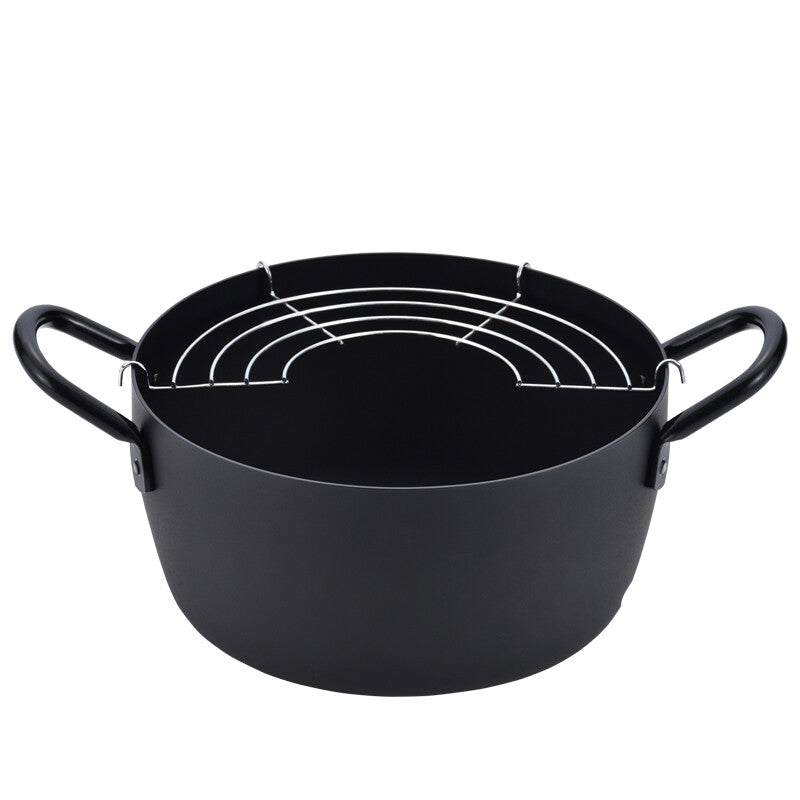 Wahei Freiz Enzo Deep Tempura Pot with Rack 22cm Induction Compatible EM-039