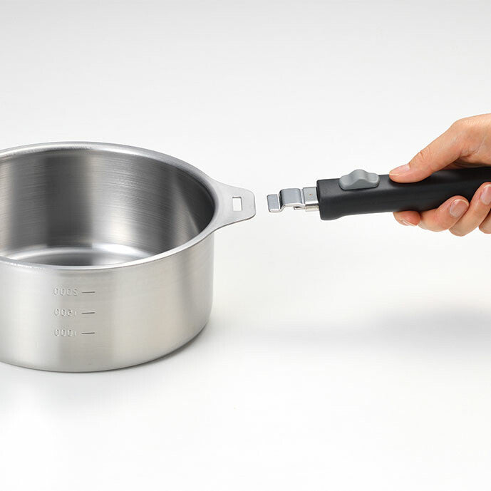 Wahei Freiz Enzo Removable Handle Pot Set with Steamer Stand EM-032