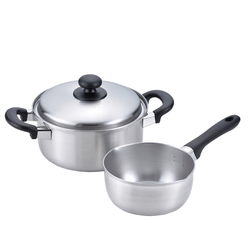 Wahei Freiz Enzo Yukihira Pan 16cm and Two-Handle Pot 20cm Induction EM-018