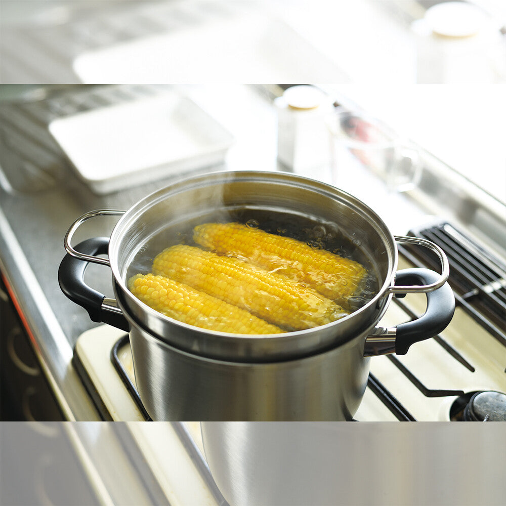 Wahei Freiz Ensan Induction Pasta Pot with Strainer Basket 22cm EM-016