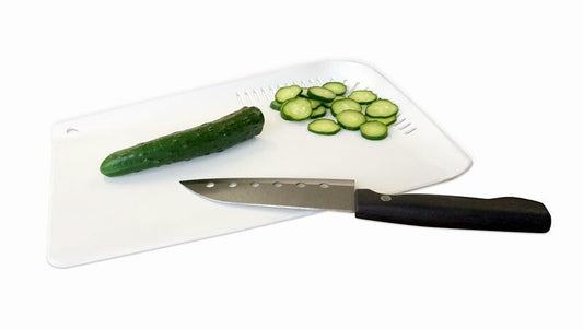 Okto Rize Draining Cutting Board Long White/Gray 32.5x21cm