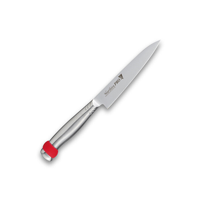 Fuji Cutlery Narihira Pro All-Stainless Petty Knife 130mm Red FC-3040RD
