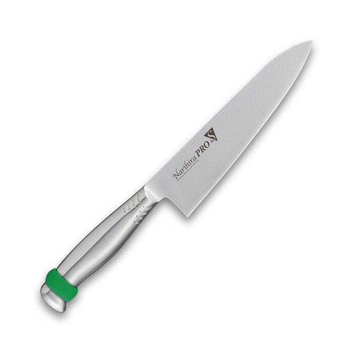 Fuji Cutlery Narihira Pro All Stainless Steel Chef's Knife 180mm Red FC-3043RD