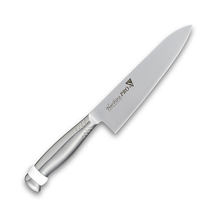 Fuji Cutlery Narihira Pro All Stainless Steel Chef's Knife 180mm Green FC-3083GR