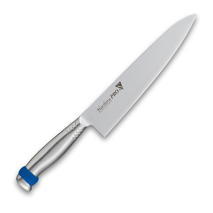 Fuji Cutlery Narihira Pro All Stainless Steel Chef's Knife 210mm Blue FC-3064BL