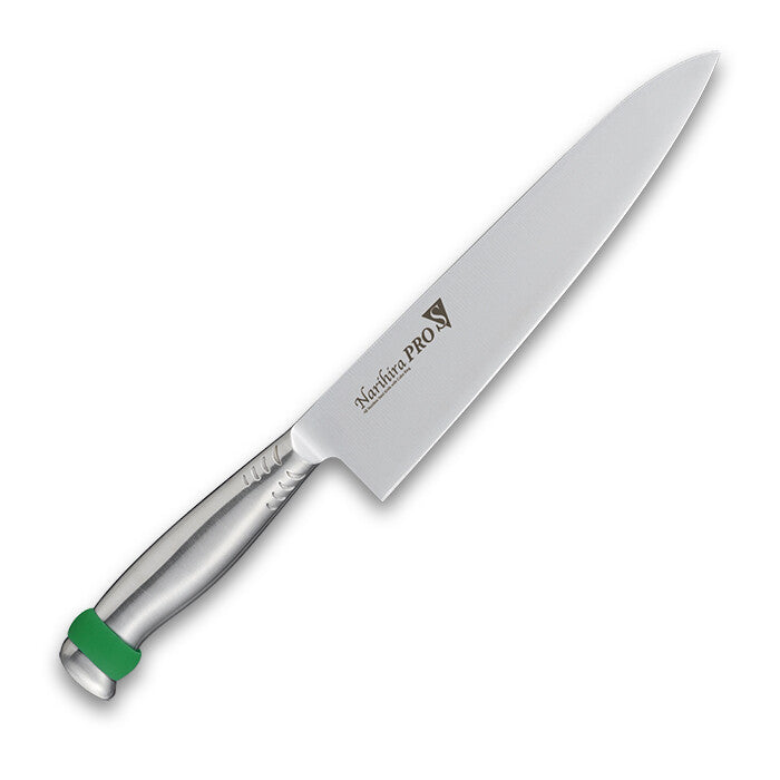 Fuji Cutlery Narihira Pro All Stainless Gyuto Chef Knife 210mm Black FC-3104BK