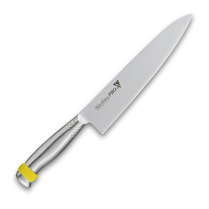 Fuji Cutlery Narihira Pro All Stainless Steel Chef's Knife 210mm Green FC-3084GR