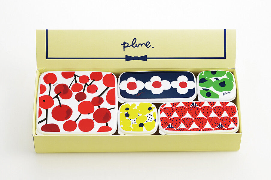 Plune Seal Container 5-Piece Set 130ml 290ml 610ml