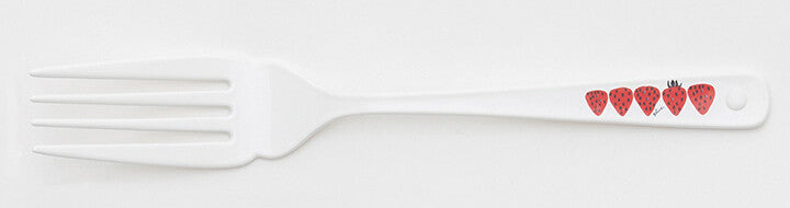 Plune Enamel Salad Fork