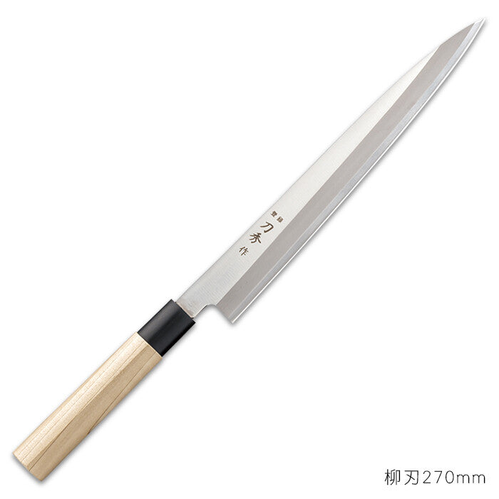Fuji Cutlery Yanagiba Sashimi Knife 270mm Molybdenum Vanadium Steel FC-364
