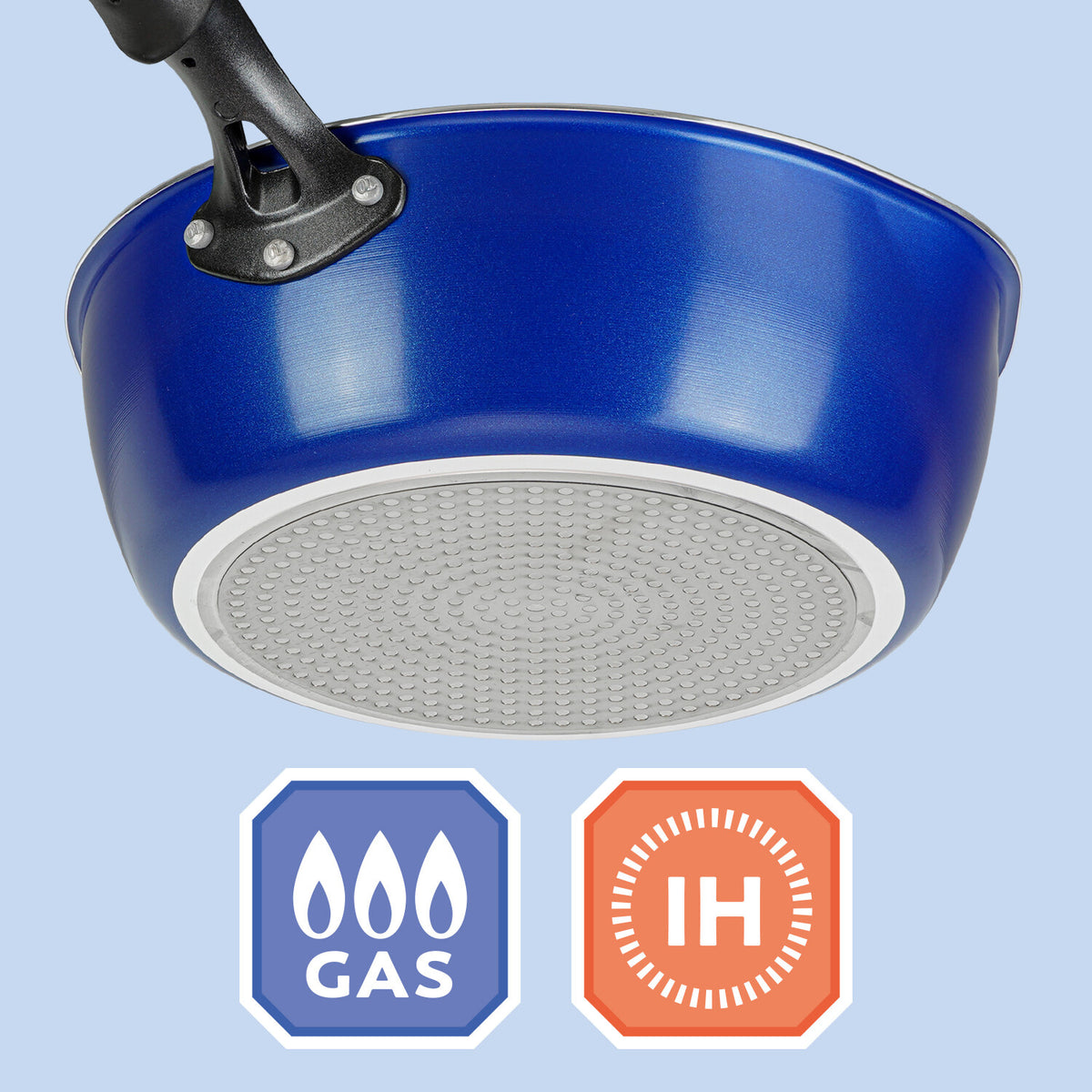 Wahei Freiz Mega Fucca Neo Blue Frying Pan 26cm RB-2154