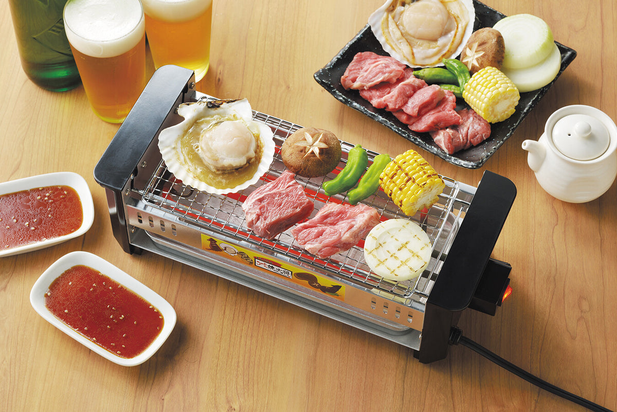 Tamahashi Ami-Yaki Grill Pan Wide with Takoyaki Plate AYT-03