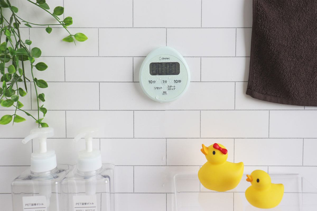 Dretec Waterproof Timer with Clock Green T-611