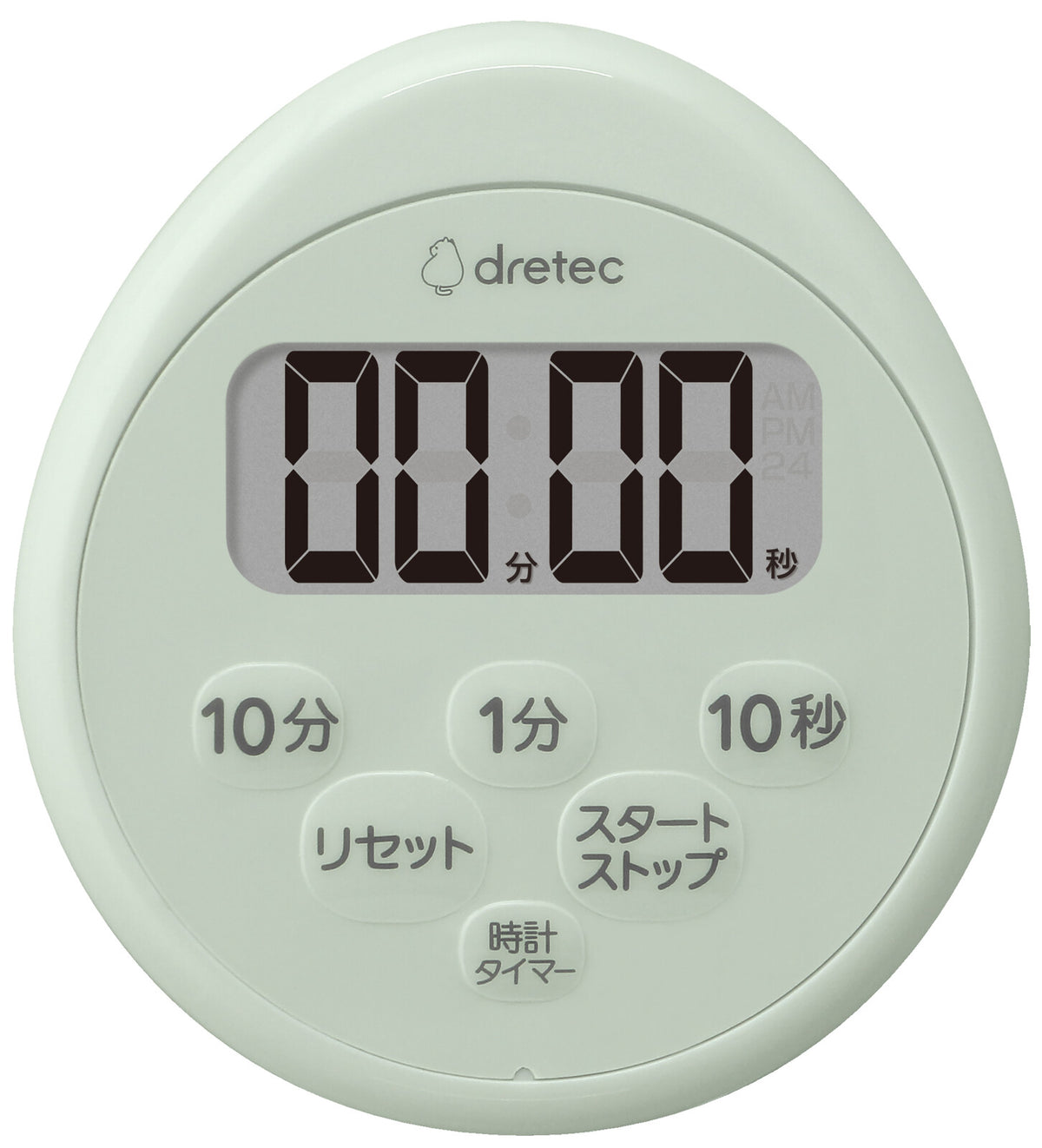 Dretec Waterproof Timer with Clock Green T-611