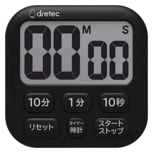 Dretec Popola 6 Kitchen Timer Black T-621BK