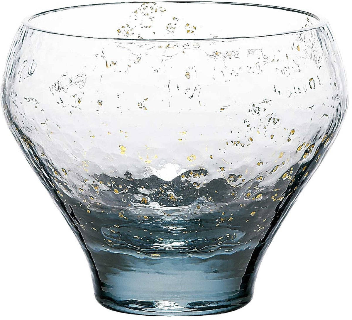 Toyo-Sasaki Glass Edo Glass Yachiyo Kiln Sake Cup Iron Navy 10365LBS