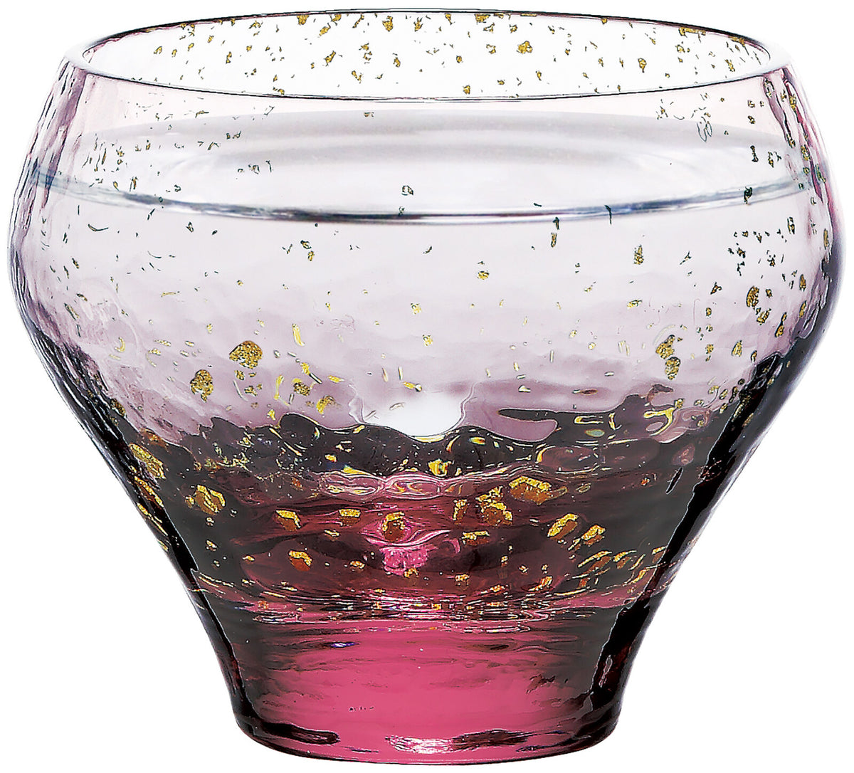 Toyo-Sasaki Glass Edo Glass Yachiyo Kiln Sake Cup Plum Purple 10365PAM