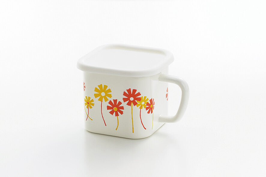 Aderia Retro Enamel Multi Square Pot Alice ADR-31