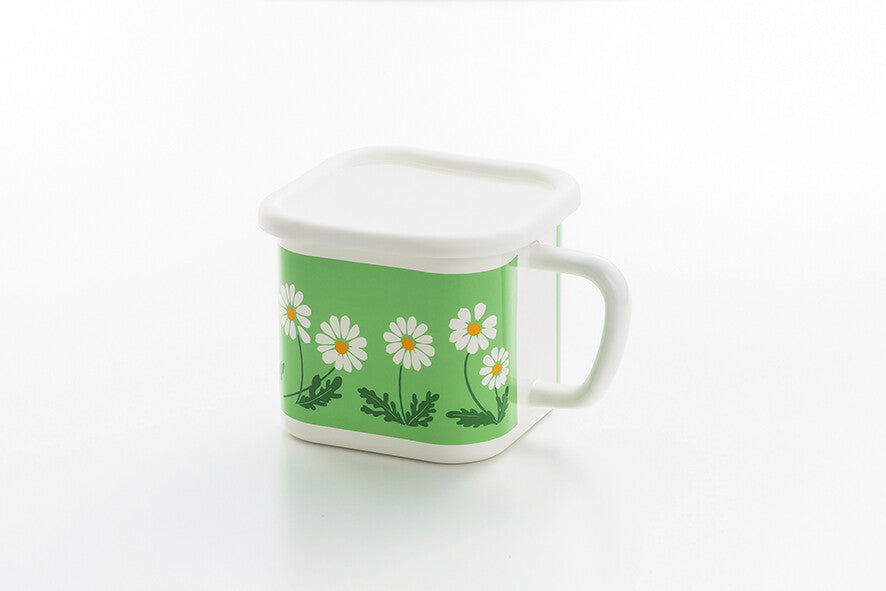 Aderia Retro Enamel Multi Square Pot Wildflower ADR-32