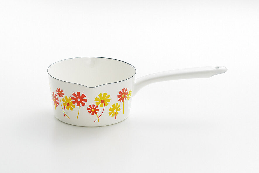 Plune Aderia Retro IH Enamel Milk Pan 15cm