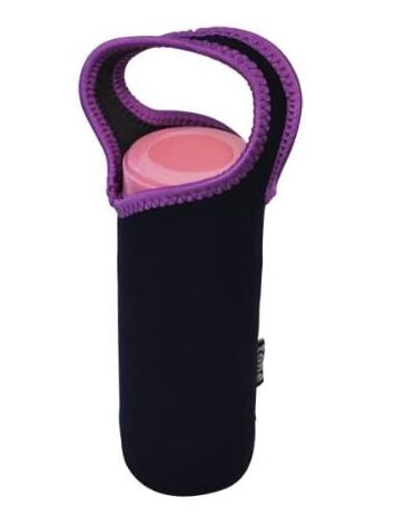 Tone Neoprene Water Bottle Cover Black