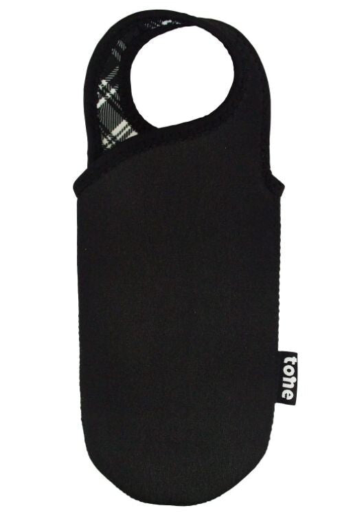 Tone Neoprene Water Bottle Cover Navy Dot