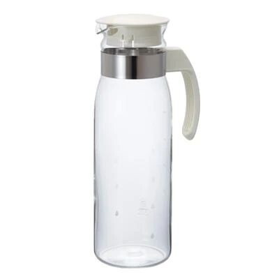 Hario Slim Refrigerator Water Pitcher 1.4L Off-White RPLN-14-OW
