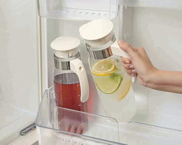 Hario Slim Refrigerator Water Pitcher 1.4L Off-White RPLN-14-OW