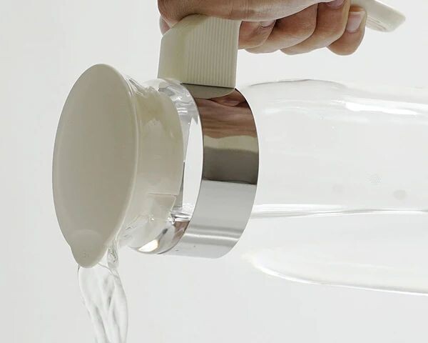 Hario Slim Refrigerator Water Pitcher 1.4L Off-White RPLN-14-OW