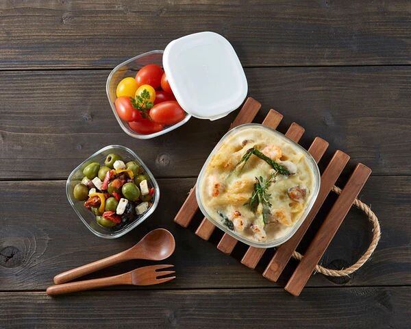 Hario Heat-Resistant Glass Storage Container Set of 3 KST-2012
