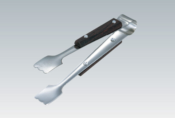 Mitsuwa 18-8 Stainless Steel Condiment Tongs with Rose Pattern