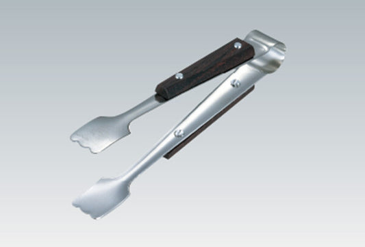 Mitsuwa 18-8 Stainless Steel Condiment Tongs with Rose Pattern