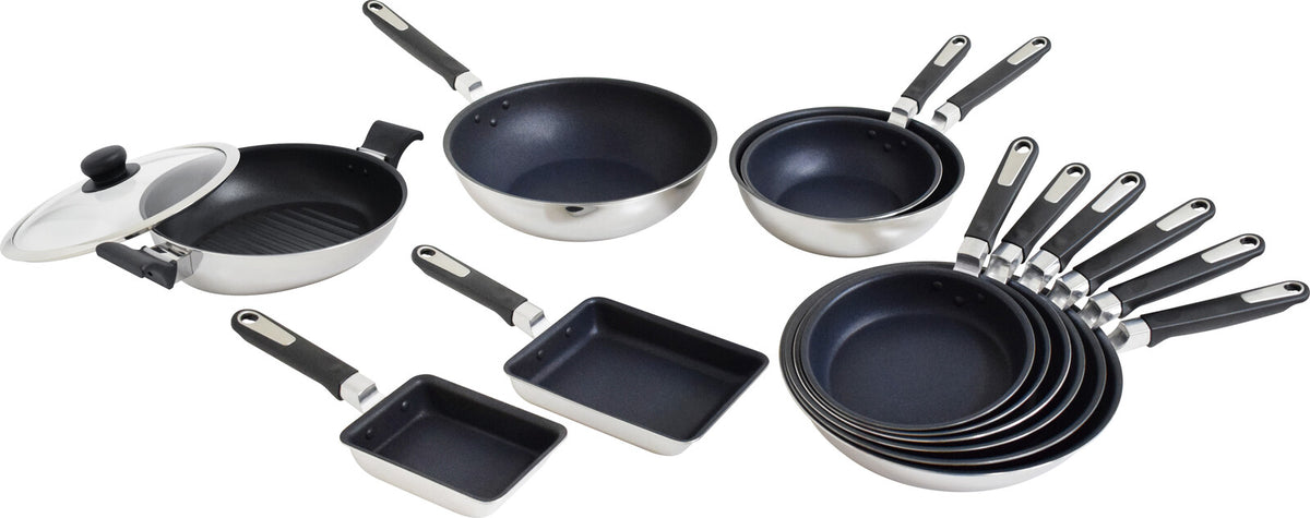 Urushiyama Quattro Plus IH Grill Pan 4-Layer Clad 26cm