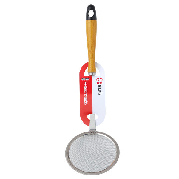 Wahei Freiz Tempura Crumb Skimmer with Wooden Handle GC-057