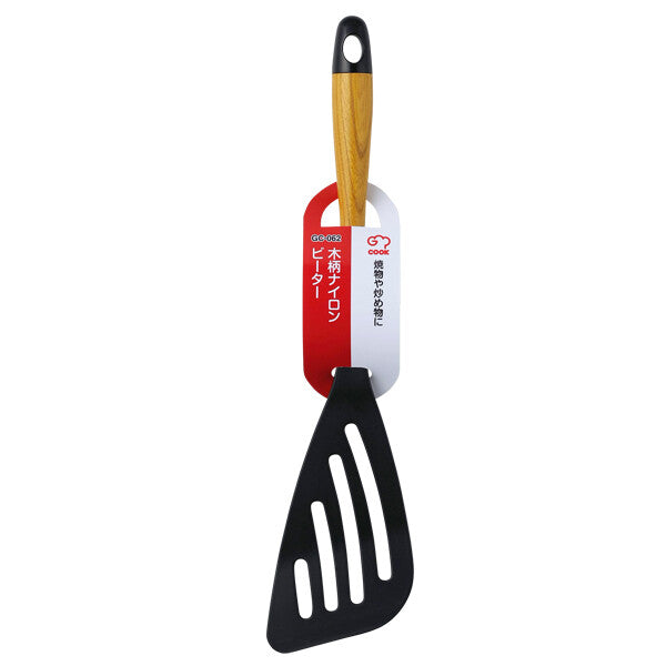 Wahei Freiz Nylon Beater Whisk with Wooden Handle GC-062