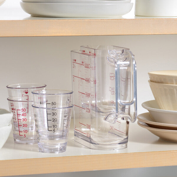 Wahei Freiz Measuring Cup 500ml Silver Gray GC-263