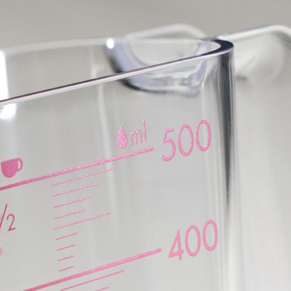 Wahei Freiz Measuring Cup 500ml Silver Rose GC-261