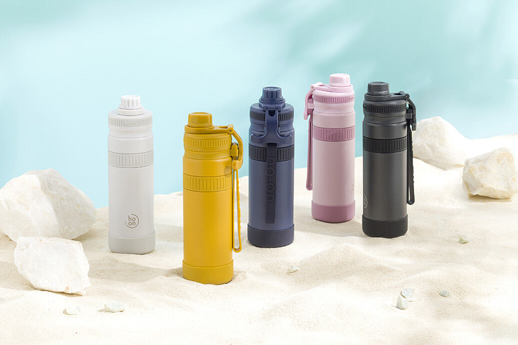 Orugo Grab Flask Water Bottle 500ml Navy GF-50NV