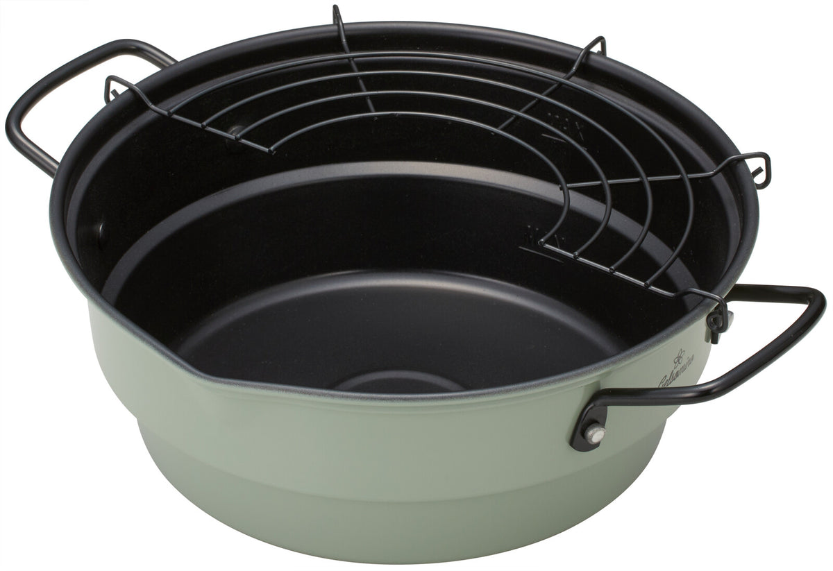 Mannen Gelsomino Tempura Pot with Wire Rack 23cm GEL-1