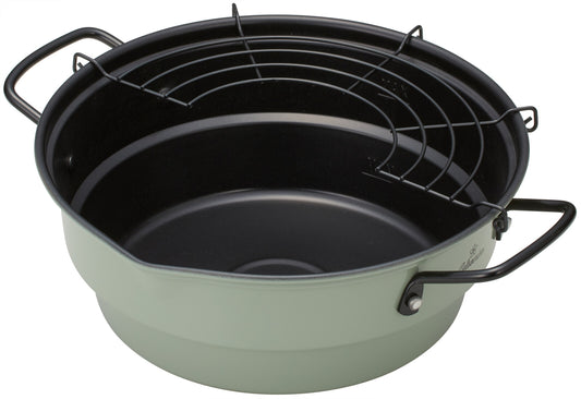 Mannen Gelsomino Tempura Pot with Wire Rack 23cm GEL-1