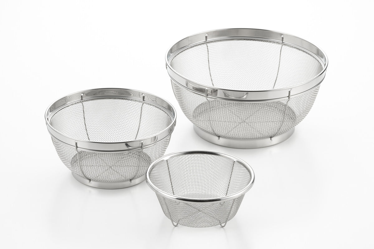 Yoshikawa Mizulead II Stainless Steel Colander Set 15/19/25cm SJ3467